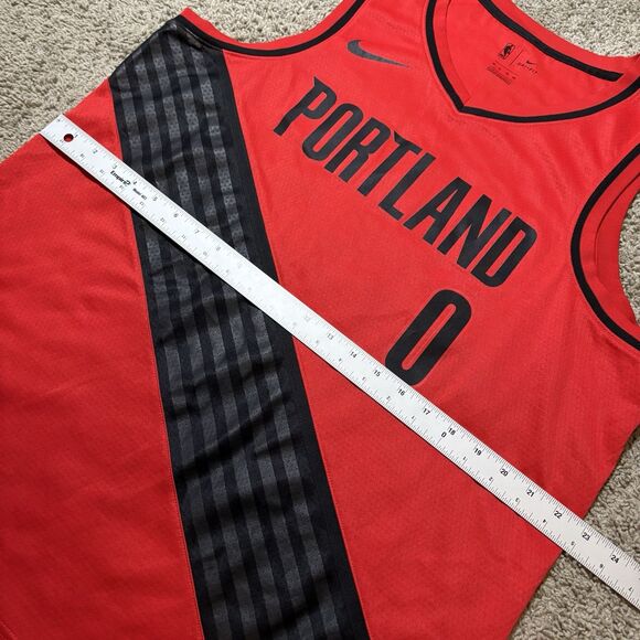 Nike Portland Trail Blazers Damien Lillard Swingman City Edition Jersey Men’s 52 - Picture 6 of 7